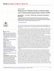Research paper thumbnail of Response to "Global trends in antimicrobial use in food-producing animals: 2020 to 2030"