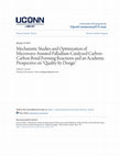 Research paper thumbnail of Mechanistic Studies and Optimization of Microwave-Assisted Palladium-Catalyzed Carbon-Carbon Bond Forming Reactions and an Academic Prospective on “Quality by Design”