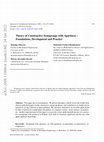 Research paper thumbnail of Theory of constructive semigroups with apartness -- foundations, development and practice