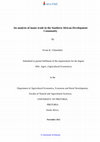 Research paper thumbnail of An analysis of maize trade in the Southern African Development Community