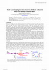 Research paper thumbnail of Multi-wavelength generation based on Brillouin enhanced four-wave mixing in optical fibers