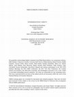 Research paper thumbnail of Intermediation Variety