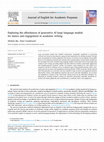 Research paper thumbnail of Exploring the affordances of generative AI large language models for stance and engagement in academic writing