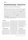 Research paper thumbnail of Neurophenomenology – A Special Issue