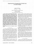 Research paper thumbnail of Supporting Tools for Managing Software Product Lines: a Systematic Mapping