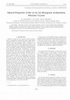 Research paper thumbnail of Optical Properties of the (3,12,12) Hexagonal Archimedean Photonic Crystal