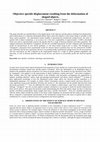 Research paper thumbnail of Objective speckle displacement resulting from the deformation of shaped objects