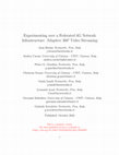 Research paper thumbnail of Experimenting over a Federated 6G Network Infrastructure: Adaptive 360°Video Streaming