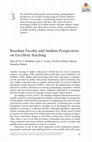 Research paper thumbnail of Brazilian Faculty and Student Perspectives on Excellent Teaching
