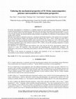 Research paper thumbnail of Tailoring the mechanical properties of SU-8/clay nanocomposites: polymer microcantilever fabrication perspective