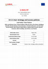 Research paper thumbnail of E-RIHS PP User strategy and access policies