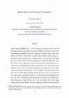 Research paper thumbnail of Knowing-to in Wang Yangming