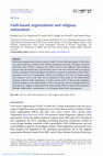Research paper thumbnail of Faith-based organizations and religious nationalism