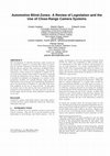 Research paper thumbnail of Automotive Blind-Zones: A Review of Legislation and the Automotive Blind-Zones: A Review of Legislation and the Use of Close-Range Camera Systems