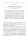 Research paper thumbnail of The Effects of Breast Tissue Heterogeneity on Data-adaptive Beamforming