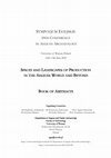 Research paper thumbnail of Spaces and landscapes of production in the Aegean world and beyond (Warsaw, 12-13 June 2025)