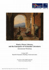 Research paper thumbnail of Workshop: Poetry, power, literacy, and the emergence of vernacular literatures, University of Oxford, 16/6/2025. With Michael L. Angerer