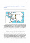 Research paper thumbnail of Origin of the Dravidian People: Gene Migration Pathway