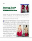 Research paper thumbnail of Maheshvari weaving Cluster: An attempt for Product Diversification