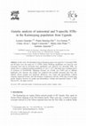 Research paper thumbnail of Genetic analysis of autosomal and Y-specific STRs in the Karimojong population from Uganda