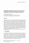 Research paper thumbnail of Hazardous substances in the water, biota and sediments of the North Estonian coastal sea