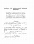 Research paper thumbnail of Sparsity of Gabor representation of Schrödinger propagators