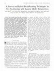 Research paper thumbnail of A Survey on Hybrid Beamforming Techniques in 5G: Architecture and System Model Perspectives