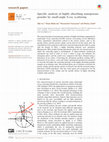 Research paper thumbnail of Specific analysis of highly absorbing nanoporous powder by small-angle X-ray scattering