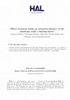 Research paper thumbnail of Effects of porous media on extraction kinetics: Is the membrane really a limiting factor?