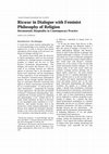 Research paper thumbnail of Ricoeur in Dialogue with Feminist Philosophy of Religion. Hermeneutic Hospitality in Contemporary Practice