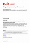 Research paper thumbnail of Pairing and group dynamics in parallel-wall channels