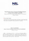 Research paper thumbnail of Experimental study of electrical FitzHugh–Nagumo neurons with modified excitability
