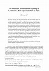 Research paper thumbnail of Do Heterodox Theories Have Anything in Common? A Post-Keynesian Point of View