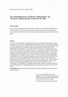 Research paper thumbnail of The relationship between neo-liberal " modernization " and " backward " political practices in Brazil of the 1990 s