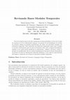 Research paper thumbnail of Revisando bases modales temporales