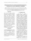 Research paper thumbnail of Integración de bases de creencias manteniendo coherencia y consistencia con criterio unificado de credibilidad