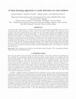 Research paper thumbnail of A deep learning approach to crack detection on road surfaces