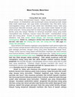 Research paper thumbnail of Mana Permata Mana Kaca