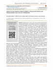 Research paper thumbnail of Analysis of Factors Related to Medical Compliance in Hypertension Patients at the Pekauman Health Center in the City of Banjarmasin