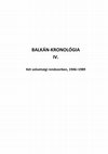 Research paper thumbnail of Balkán-kronológia IV. (1946-1989)
