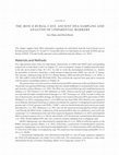 Research paper thumbnail of The Iron II burial cave: Ancient DNA sampling and analysis of uniparental markers