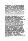 Research paper thumbnail of A New World View is Necessary for Sustainability