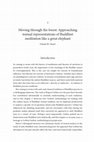 Research paper thumbnail of Moving through the forest: Approaching textual representations of Buddhist meditation like a great elephant
