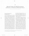 Research paper thumbnail of Material Culture, the Built Environment, and Society in Ottoman and Venetian Greece