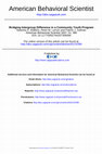 Research paper thumbnail of Bridging Intergroup Difference in a Community Youth Program