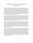Research paper thumbnail of PRODUCTION INEFFICIENCY AND ECONOMIC INEQUALITY