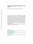 Research paper thumbnail of Constructive semigroups with apartness -- a state of the art
