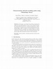 Research paper thumbnail of Characterizing Obstacle-Avoiding Paths Using Cohomology Theory