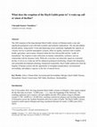 Research paper thumbnail of What does the eruption of the Hayli Gubbi point to? A wake-up call or omen of decline.