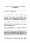 Research paper thumbnail of Relevance of the Socialist Movement in the Era of Corporate-Communal Nexus